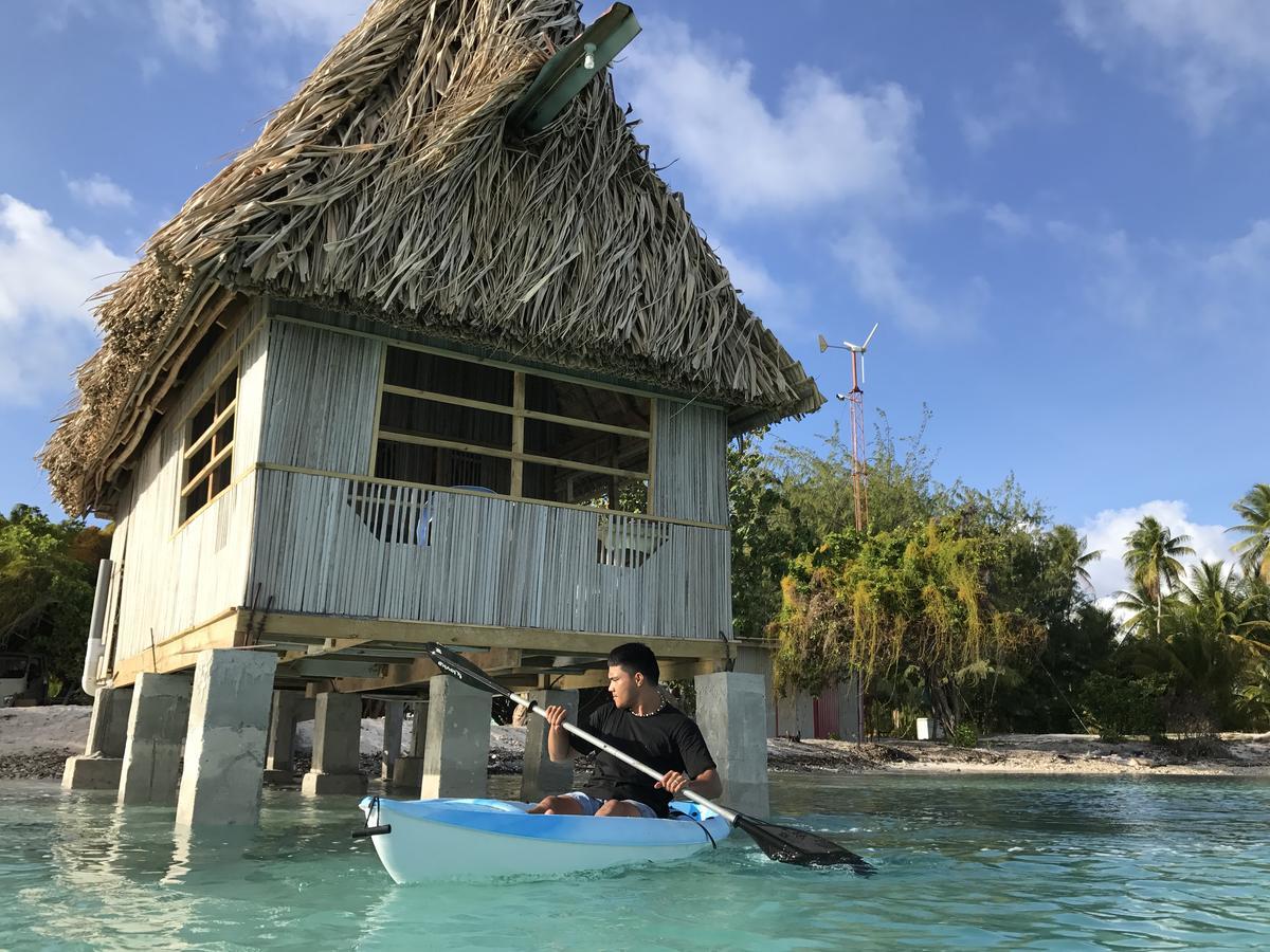 Abemama Green Eco Hotel Kiribati Kariatebike Buitenkant foto